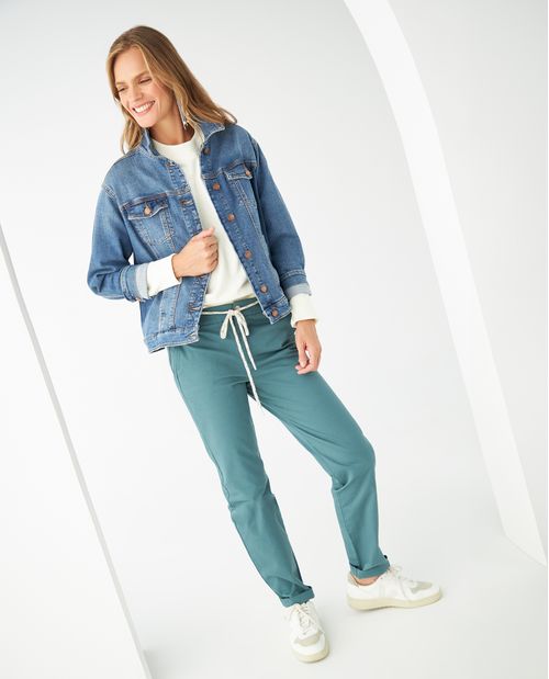 Pantalón tipo chino para mujer