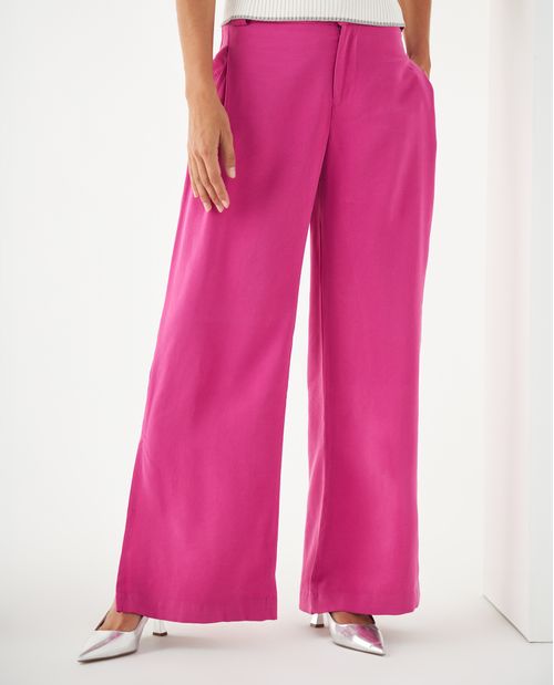 Pantalón amplio con bolsillos para mujer