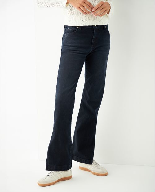 Jean Straight cinco bolsillos para mujer