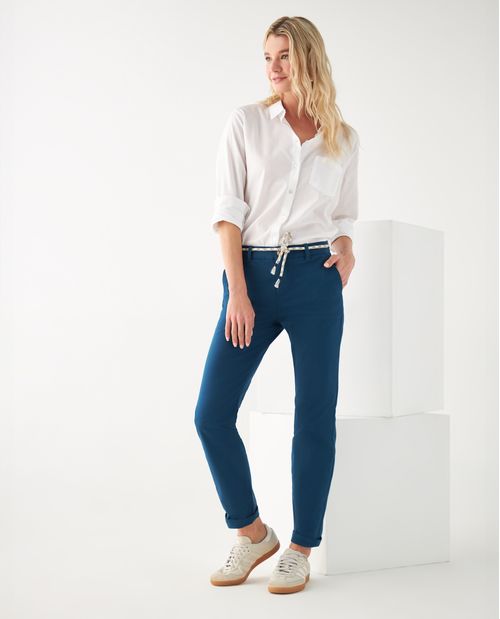 Pantalón tipo chino para mujer