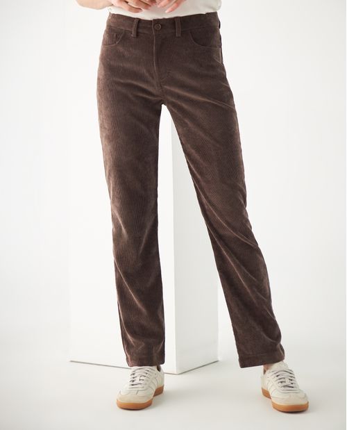 Pantalón en corduroy para mujer