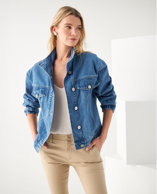 Chaqueta en denim para mujer