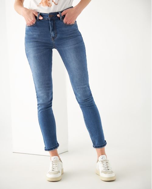 Jean Skinny tono oscuro para mujer