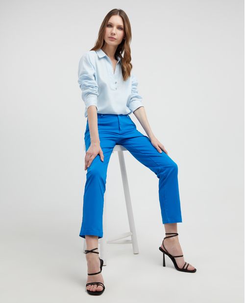 Pantalón con bota recta para mujer