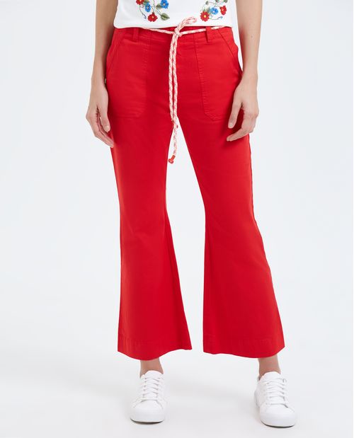 Pantalón tipo chino para mujer