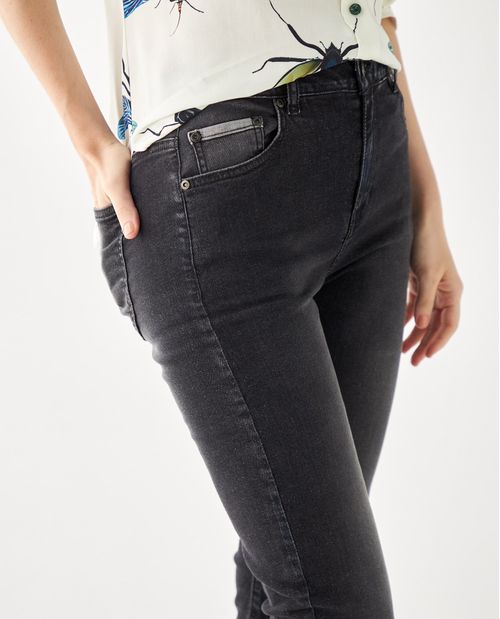 Jean Skinny negro para mujer