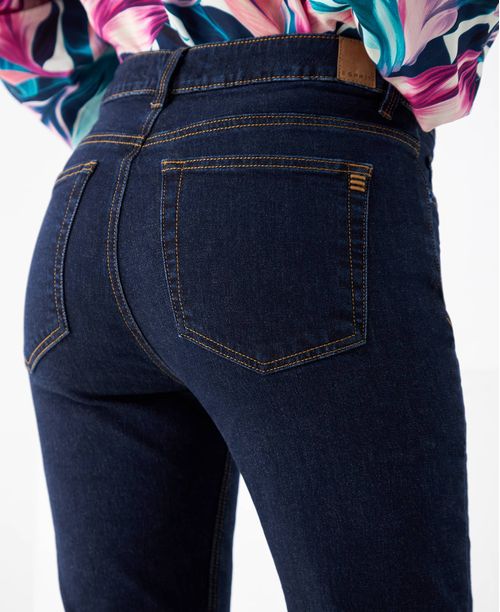 Jean Straight con pasadores para mujer