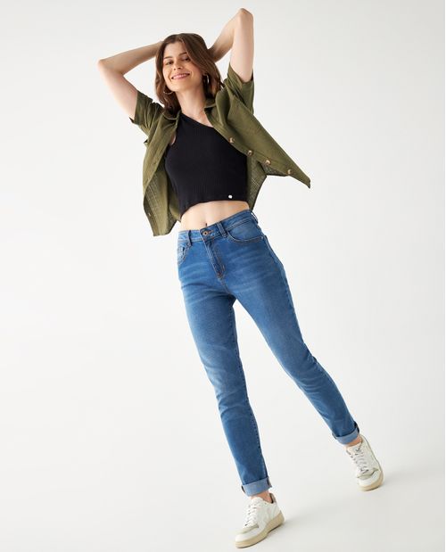 Jean Skinny tono medio para mujer