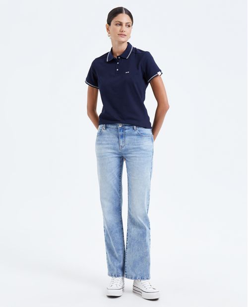 Jean Straight claro para mujer