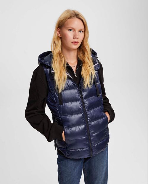 Chaleco abullonado para mujer