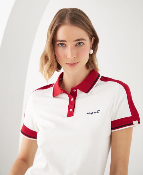 Camiseta tipo polo para mujer