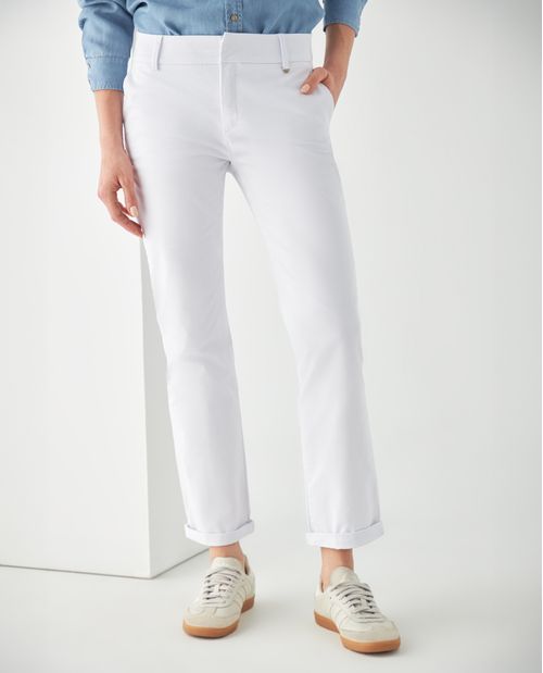 Pantalón para mujer estilo chino Recto