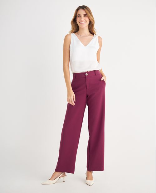 Pantalón de bota recta para mujer