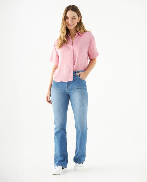 Camisa de manga corta para mujer