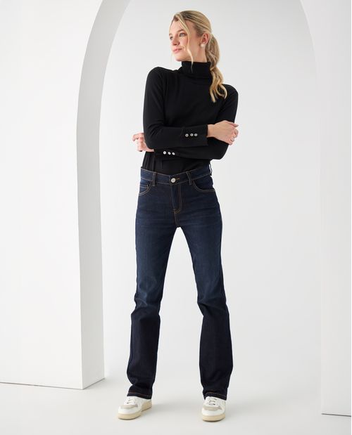 Jean Straight oscuro para mujer