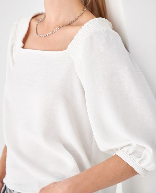Camisa manga 3/4 para mujer