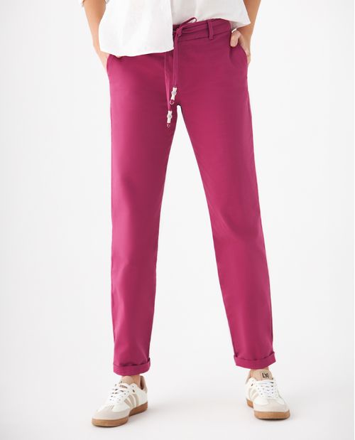 Pantalón tipo chino para mujer