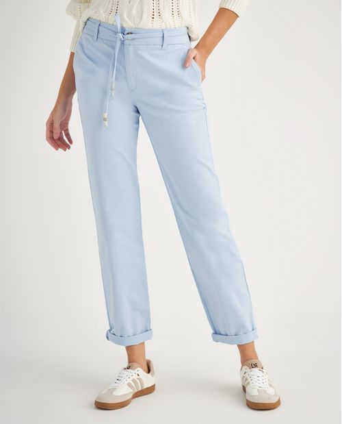 Pantalón tipo chino para mujer