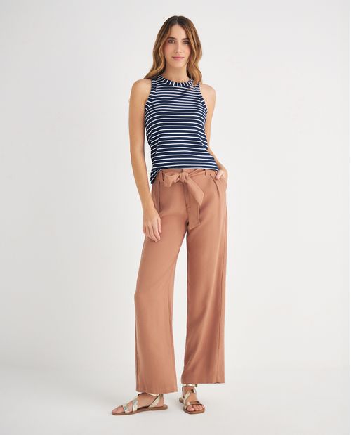 Pantalón de silueta recta para mujer