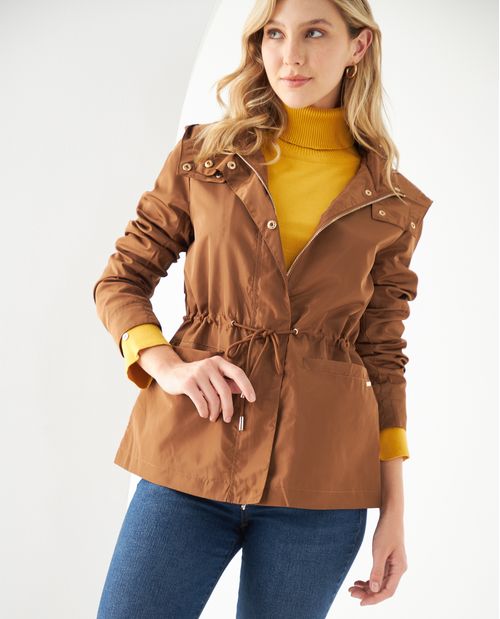 Chaqueta con capucha para mujer