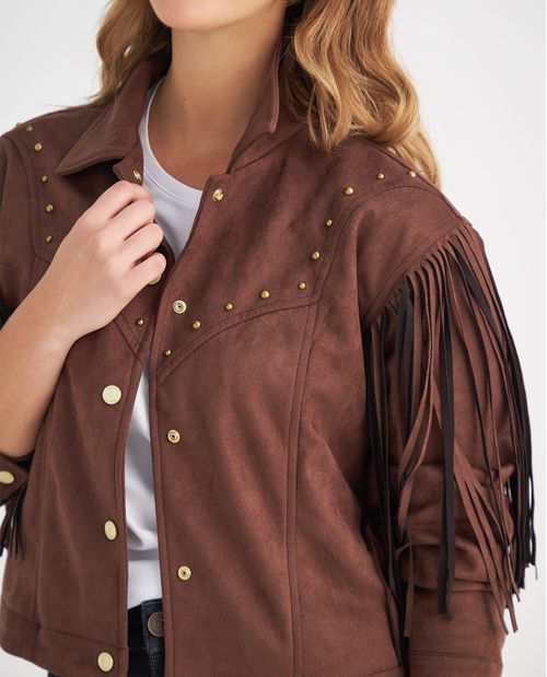 Chaqueta de estilo texano para mujer