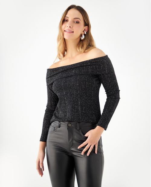 Camisa cuello bandeja para mujer