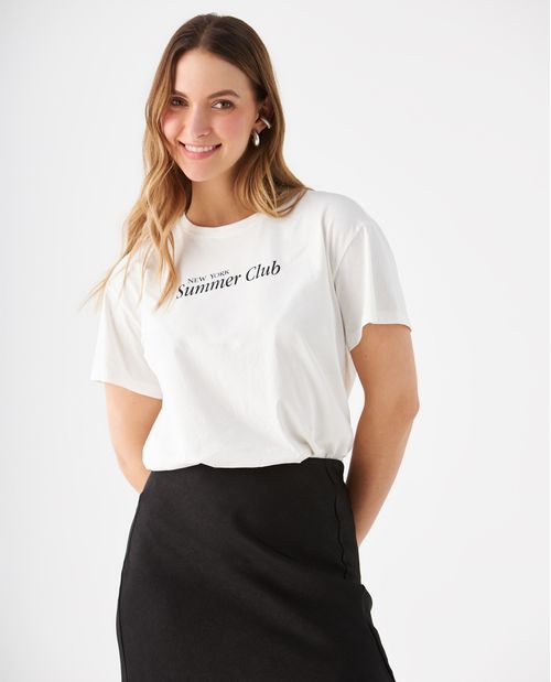 Camiseta estampada para mujer