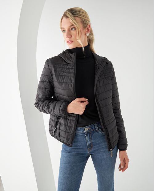 Chaqueta abullonada para mujer