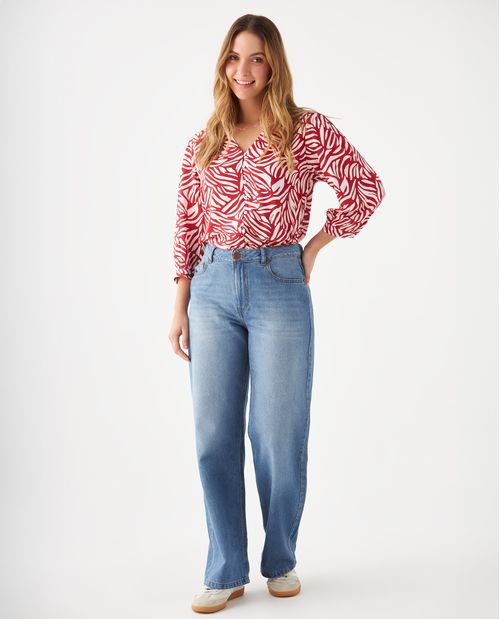 Jean Relaxed fit para mujer