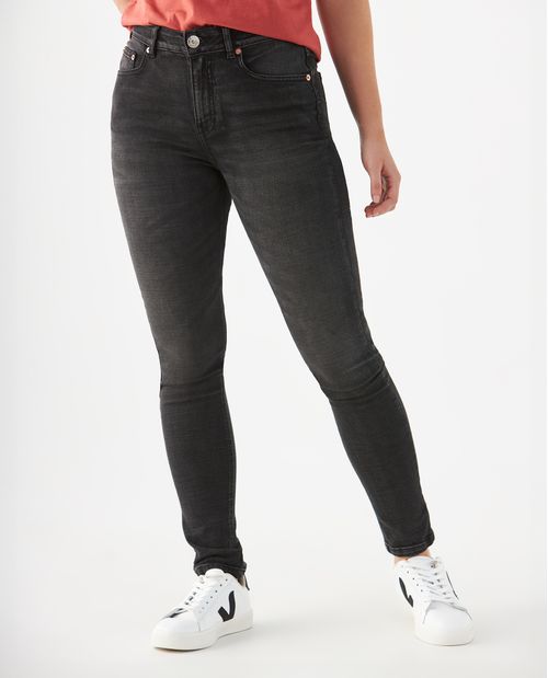 Jean Skinny negro para mujer