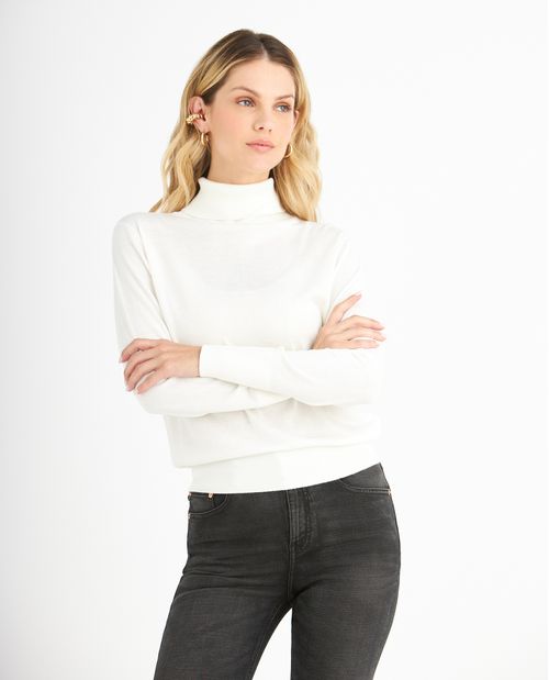 Buzo cuello tortuga para mujer