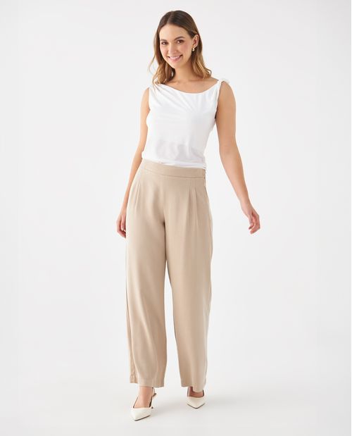 Pantalón de silueta amplia para mujer