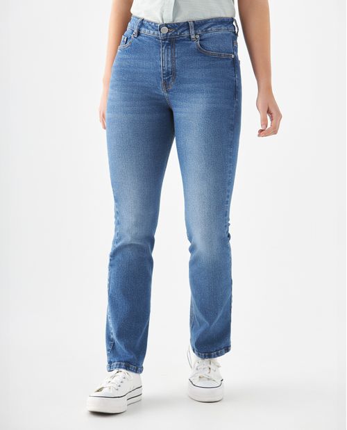 Jean Boot Cut cinco bolsillos para mujer