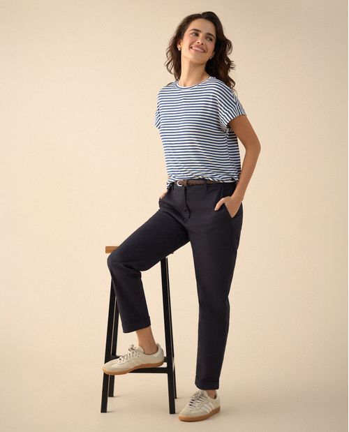 Pantalón clásico bota recta para mujer