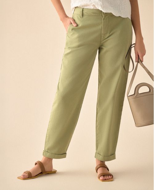 Pantalón Mom fit para mujer