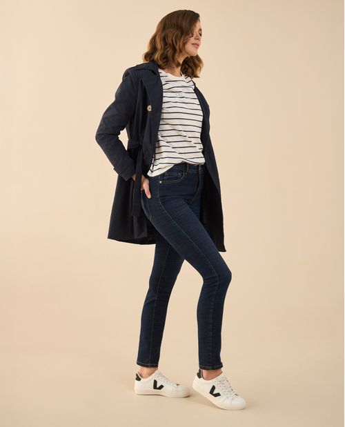 Jean Skinny de tono oscuro para mujer