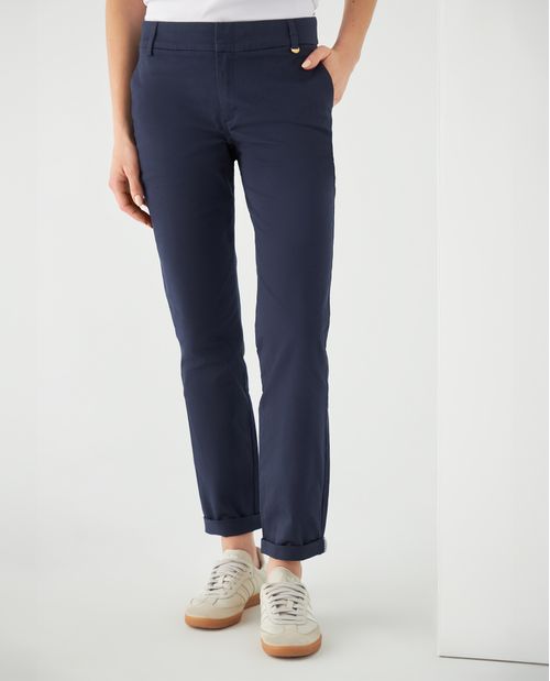 Pantalón tubo weekend corte estilizado